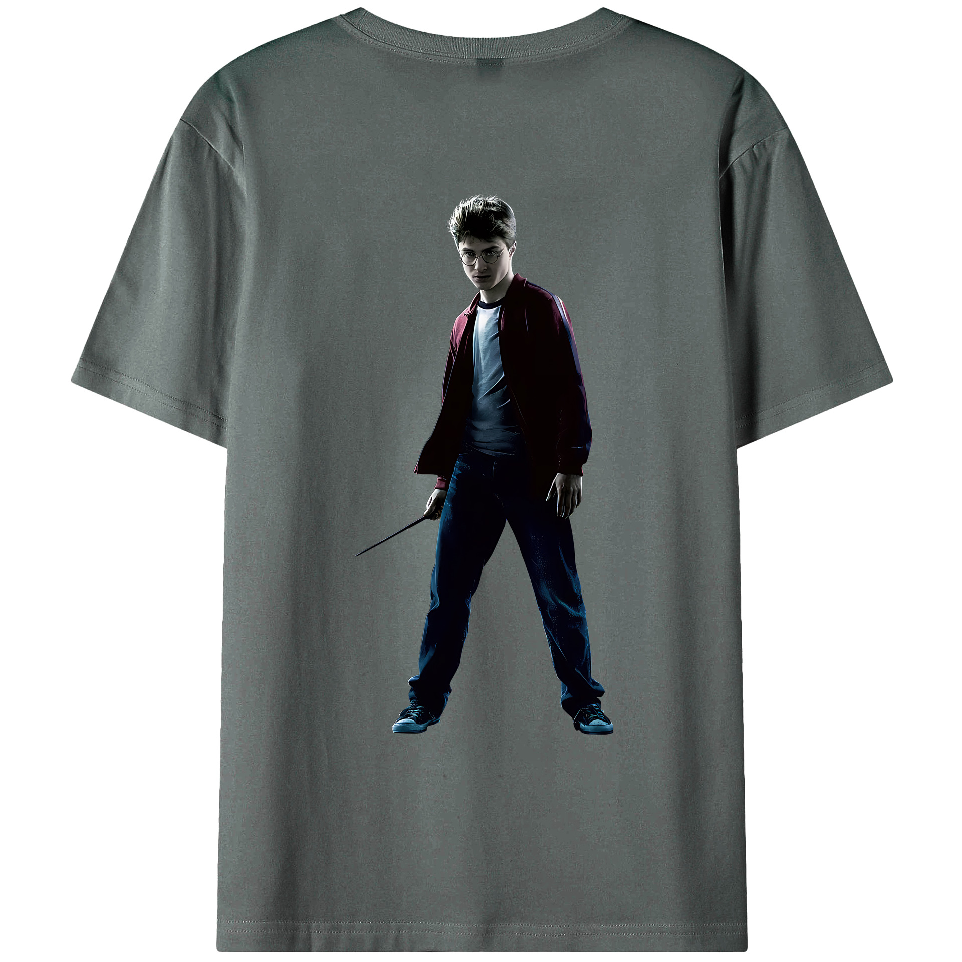 （画像用） Harry Potter ハリー・ポッターシリーズ 綿100％半袖Tシャツ（背面プリント）